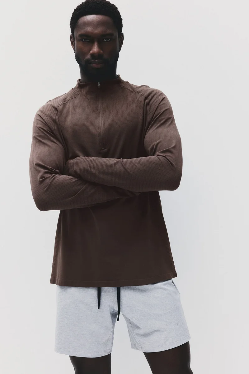 H&M Muscle Fit Zip top sports top with DryMove™